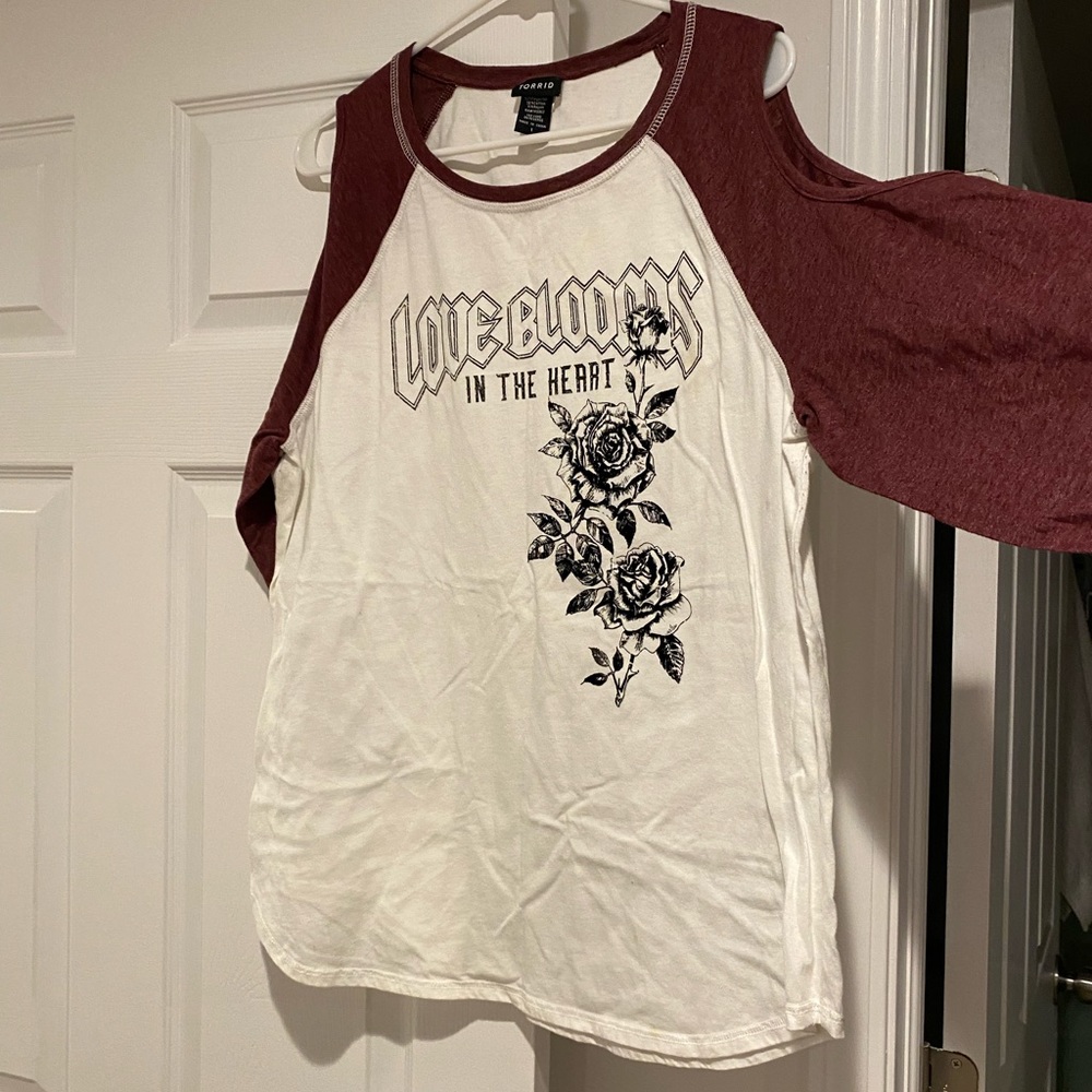 Torrid Cold Shoulder T-shirt